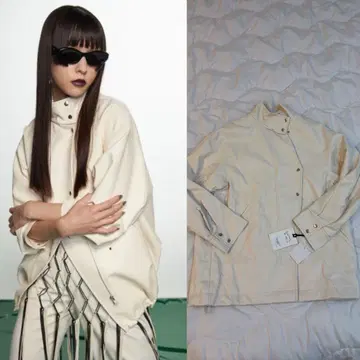 josemoon ZIP 가죽 블루종