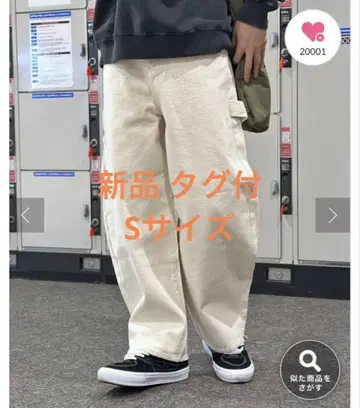 택 포함 새상품 미시착 CPCM USA 코튼 커브 페인터 데님 팬츠 S