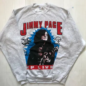 레드 제플린 지미 페이지 M 속기모 밴딩 맨투맨 트레이닝복