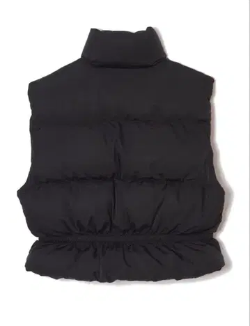 [ 완판템 미사용 ] EN Gathered Puffer Vest(BLK)