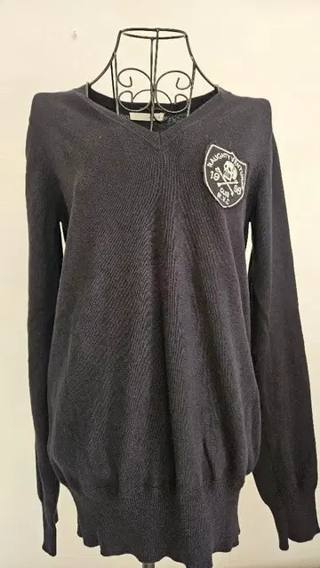 미사용 MOUSSY 니트 스웨터 (블랙)