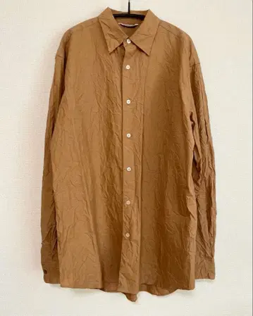 새상품급 오라리 주름 가공 코튼 셔츠