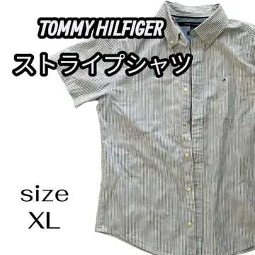 TOMMY HILFIGER 스트라이프 셔츠 XL