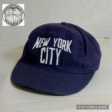 cooperstown new york city 울 캡 USA 제조
