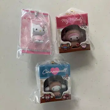 산리오 캐릭터즈 미니어처 패키지 컬렉션 세트 키티 마이멜로디