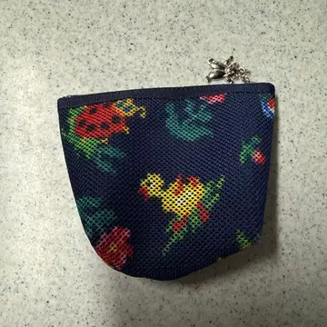 학교 페이러 메쉬 파우치 오리 2마리