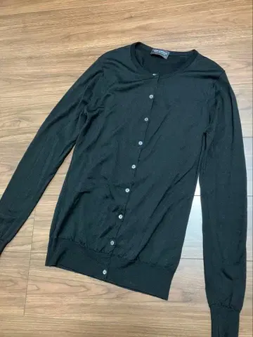 JOHN SMEDLEY 메리노울 하이 게이지 가디건 M