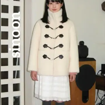 sinoon 시누운 오버핏 머스탱 코트