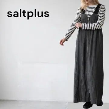 saltplus 슬리브리스 원피스 38 인디고 블랙