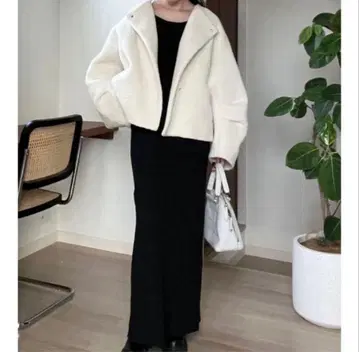 택 포함 미사용 새상품 LAGUNAMOON 보아 블루종