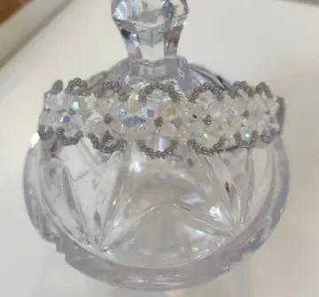 크리스탈 비즈 플라워 디자인 헤어 액세서리 세트