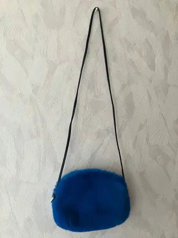 LOUNIE 인조 모피 미니 숄더