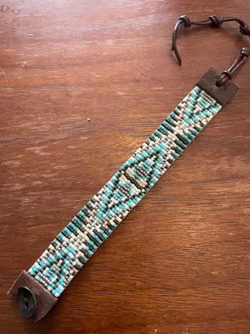 찬루 터콰이즈 비즈 팔찌