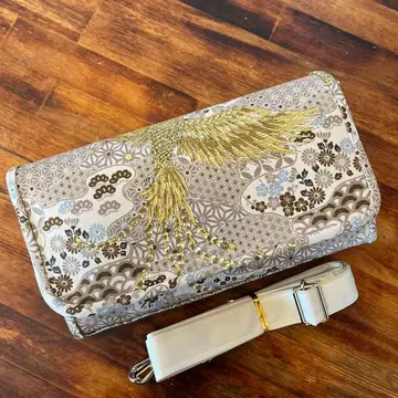 유가후 봉황 패턴 야리쿠리 장지갑