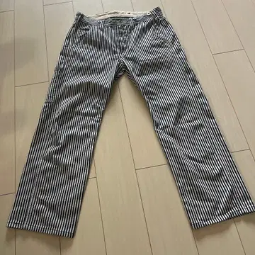 ARTE POVERA 재구축 히코리 워크 팬츠 M