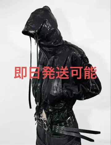 ATANOTHINGNESS 25AW opium 가죽 자켓