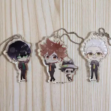 가정교사 히트맨 REBORN! 푸치초코 아크릴 키링 츠나, 람보, 료헤이