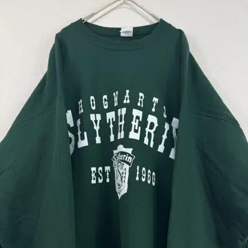 Hanes 헤인즈 로고 맨투맨 트레이닝복 그린