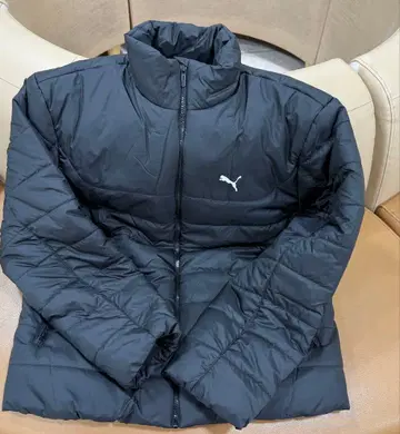 PUMA 블랙 남성용 패딩 자켓 XL