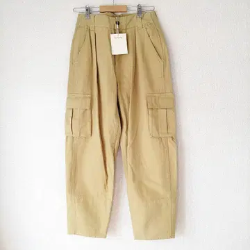 미사용 택 포함 Sea Room lynn 베이지 카고 팬츠 시루무린