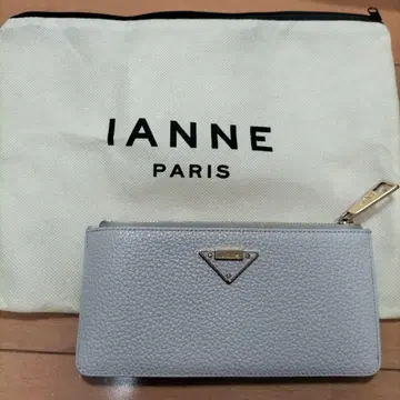 IANNE 화이트 장지갑 수납 봉투 포함