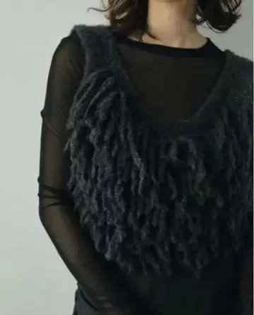 anuke 프린지 니트 뷔스티에 베스트