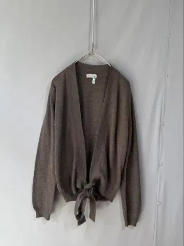 스코틀랜드제 마가렛호웰 울 가디건 브라운