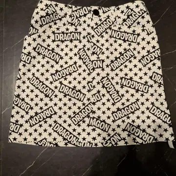 DRAGON 별 패턴 캐주얼 스커트