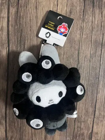 산리오 미야쿠미야쿠 카라비너 봉제 인형 마이멜로 마이멜로디 블랙