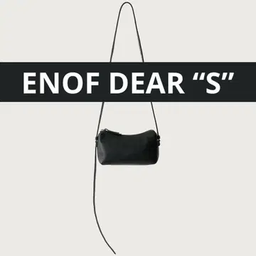 ENOF DEAR 'S' Black 이나프 mini bag