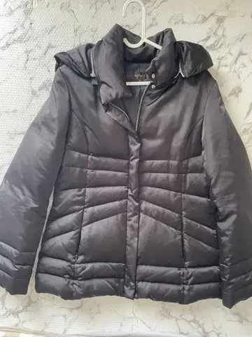 Reflect 후드 부착 다운 자켓 사이즈 11 블랙