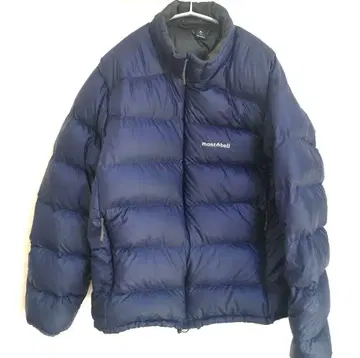 몽벨 라이트 알파인 다운 자켓 800FP 블루 계열 XL