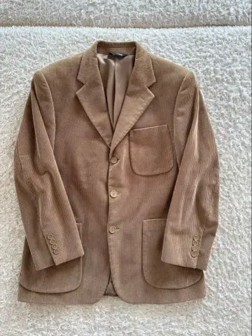 MITSUMINE 테일러드 자켓 베이지 코듀로이