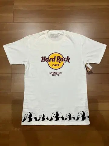 우에노 동물원 팬더 하드 록 카페 T셔츠 L 사이즈