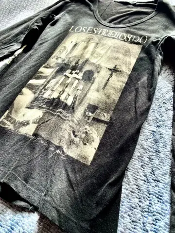 FUGA(푸가) 그래픽 프린트 롱 T셔츠