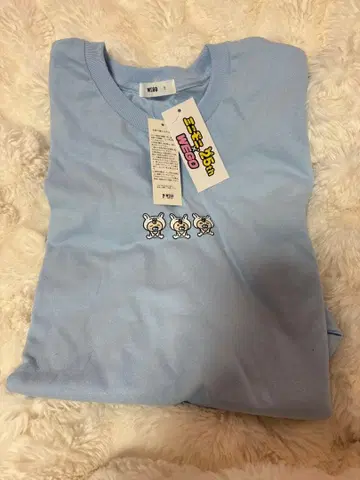 미니모니. 미니모 짱 롱T 블루