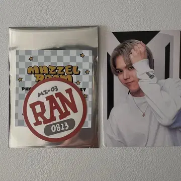 MAZZEL 마제베야 사진 스티커 RAN