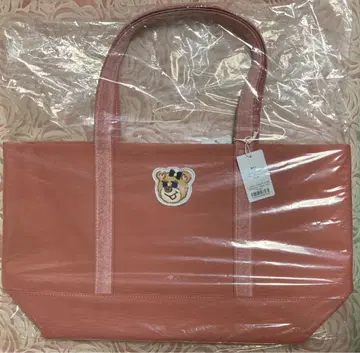 핑크 올드 테디 걸 와펜 토트백 대 상자 발송