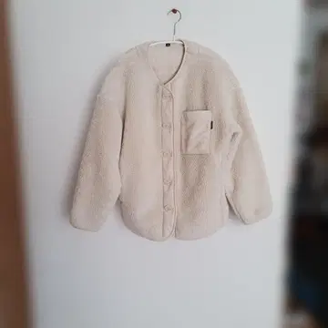 유니클로 마리메꼬 플리스 자켓 아이보리