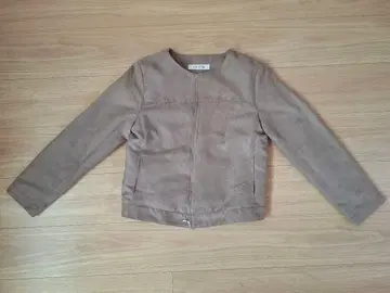 노카라 자켓 M 베이지