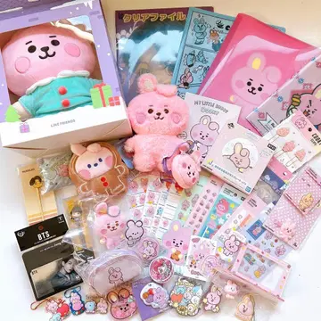 LINE FRIENDS 쿠키 봉제 인형 & 굿즈 세트