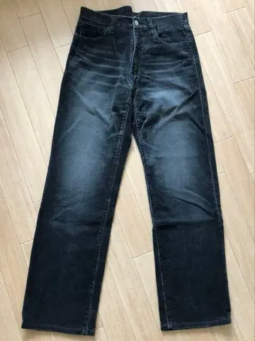 유나이티드 애로우즈 UNITED ARROWS 코듀로이 팬츠 블랙