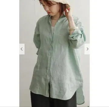 URBAN RESEARCH DOORS 린넨 와이드 셔츠