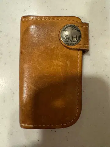 버팔로 코인 부착 가죽 지갑