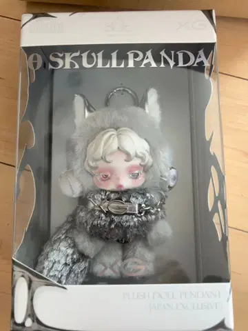SKULLPANDA 봉제 인형 펜던트 일본 한정판