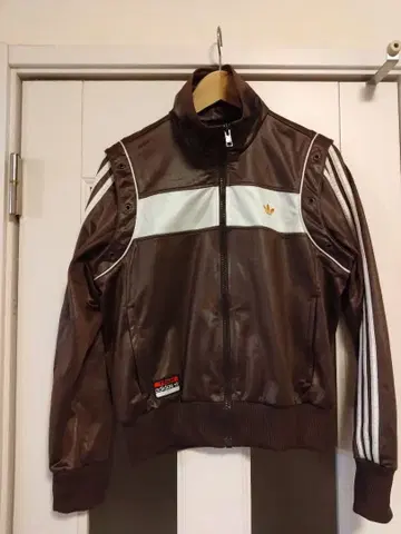 adidas 브라운 트랙 자켓 빈티지