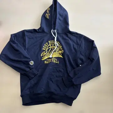 농구 디자인 후드티 네이비