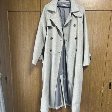 sakishimatokyo 페이크 울 트렌치코트