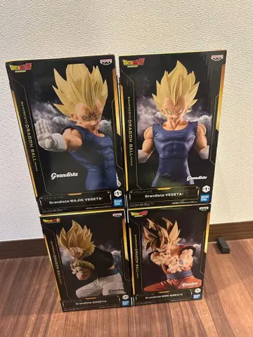 드래곤볼 Z Grandista 손오공 베지터 오지터 4종 세트 미개봉
