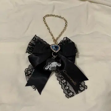 산리오 시크릿 리본 참 시나몬 블랙